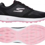 chaussure de golf skechers eagle famed black pink